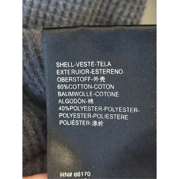 Anthropologie Maeve Cowl neck waffle knit shirt sz M tie-dye minimalist casual - Picture 4 of 6